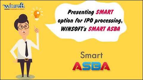 Smart ASBA solution for IPO processing