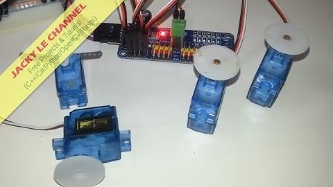 Control Multi Servo motor by Raspberry Pi and PCA9685 driver