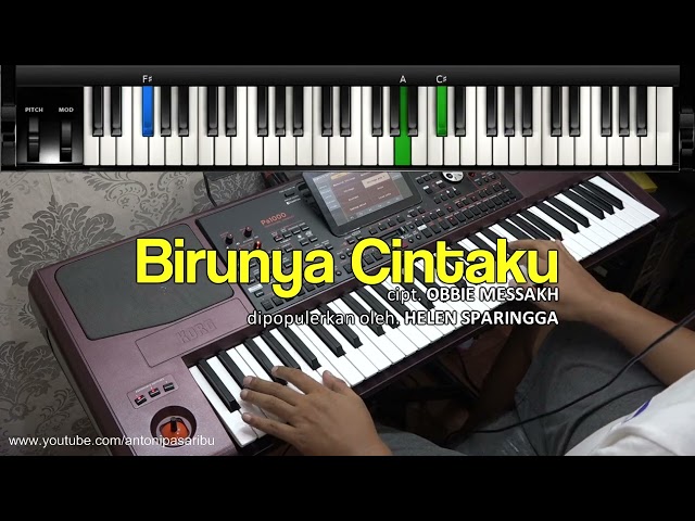 KARAOKE BIRUNYA CINTAKU-OBBIE MESAKH. KEYBOARD ANTONI PASARIBU class=