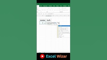 Meter to Inch Conversion in Excel: Easy Step-by-Step Tutorial