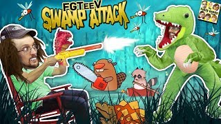 CROCODILE SWAMP!  Animals R Attakkin Meh! (FGTEEV Funny Gameplay/Skit) screenshot 5