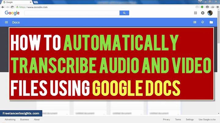 How to Automatically Transcribe Audio and Video files Using Google Docs