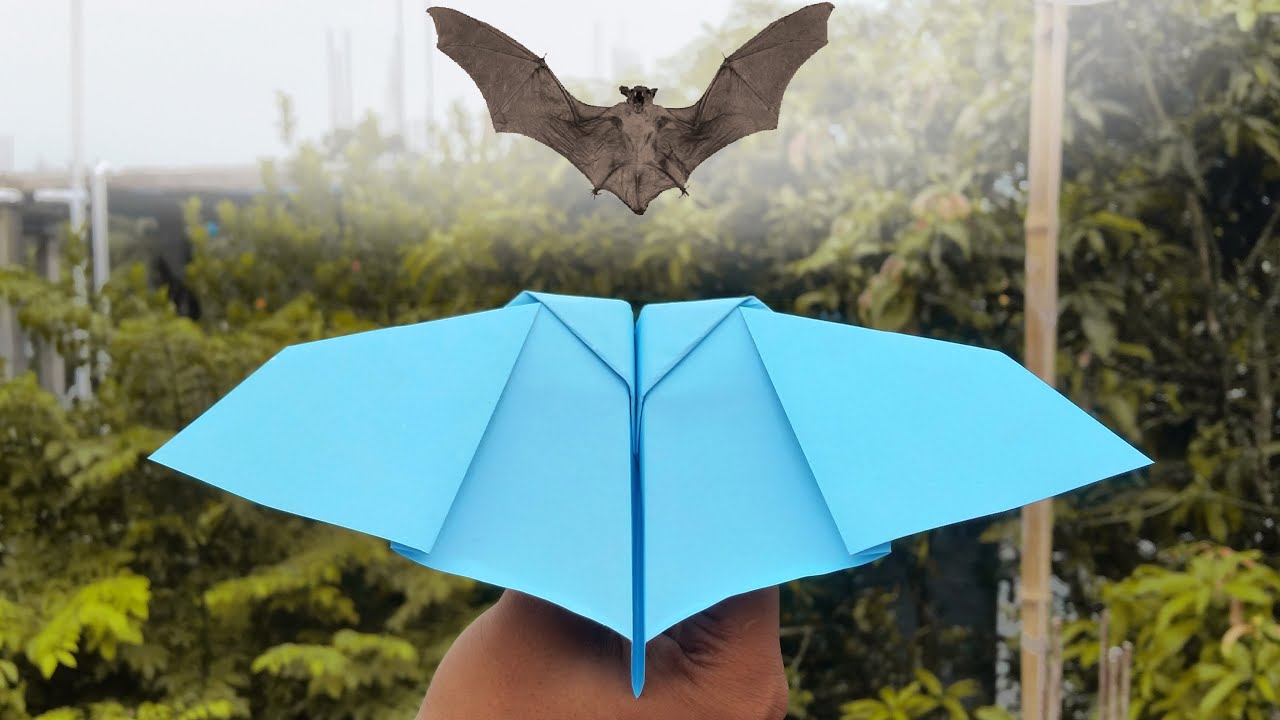 How to Make a Paper Plane Fly Like a Bat Flying Paper Plane Like Bat