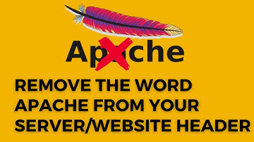 Remove the (webserver) Apache word from server / website header by making the configuration changes.