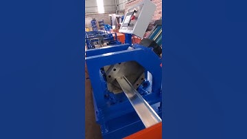 Automatically operated C-pillar channel roll forming machine for cable tray support in China