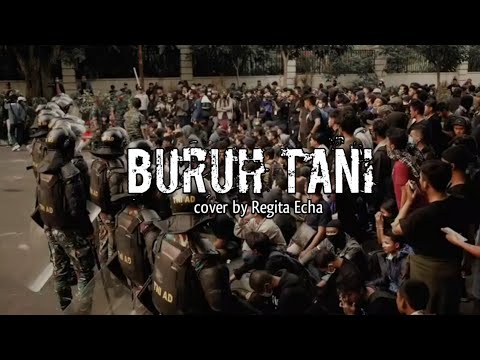 BURUH TANI - MARJINAL || COVER BY REGITA ECHA (LYRIC)