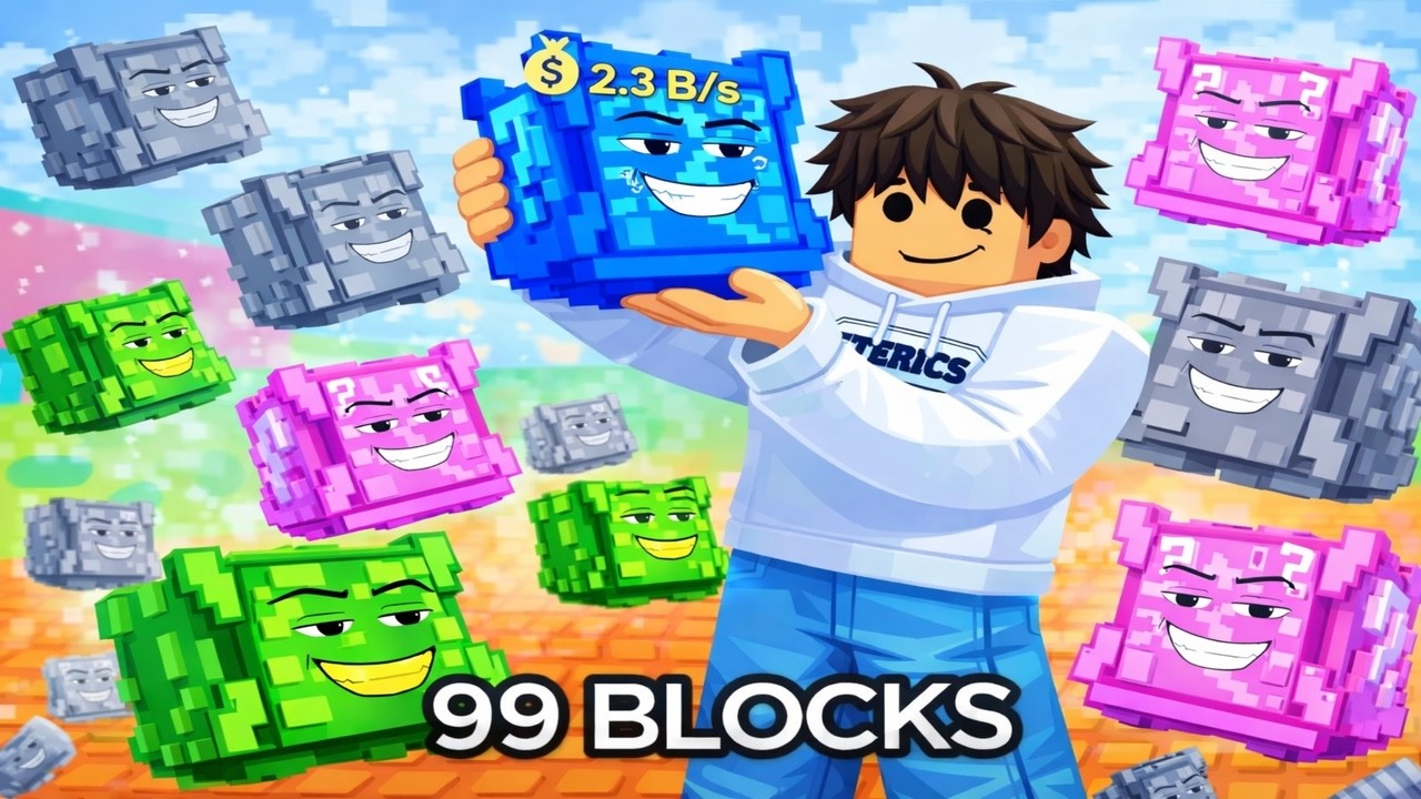 Opening 99 lucky blocks to see how many bats I can get!!!