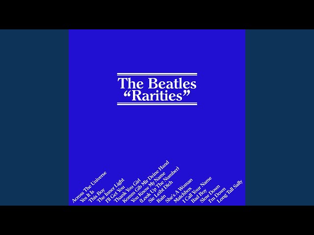 The Beatles : The Inner Light (Mono) - YouTube