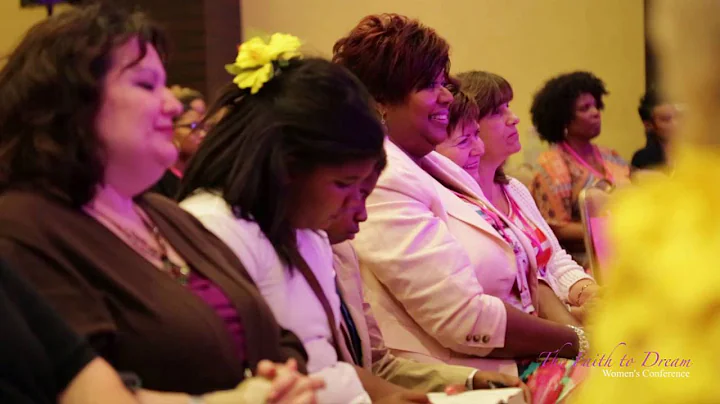 Rebecca Crews speaking at her Women's Conference