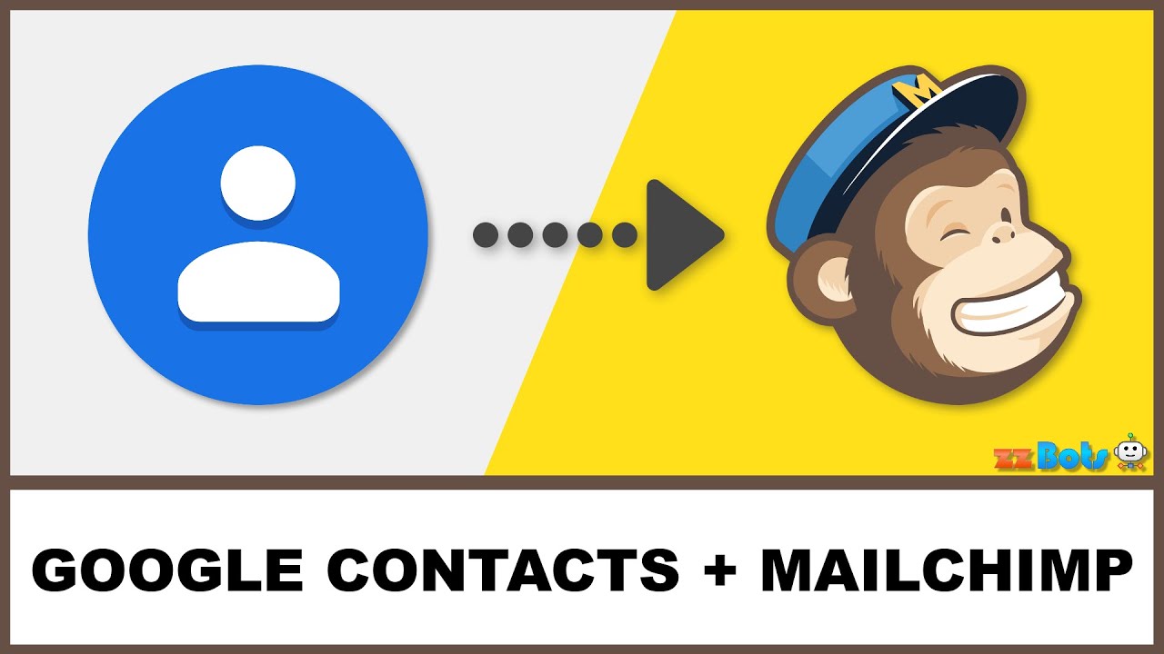 How to Sync Google Contacts With Mailchimp | zzBots - YouTube