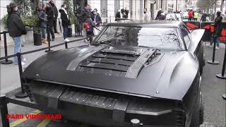Batmobile From The Batman Paris 22 February 2022 Dc Movie With Robert Pattinson & Zoe Kravitz