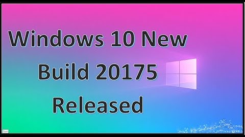 Windows Insider Preview Build 20175 released on 22nd July 2020 | Arman