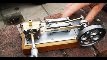 Horizontal mill Engine scratch built. running on compressed air.