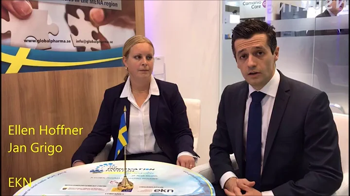 EKN (Swedish Export Authority) - An overview of The Innovation Pavilion by Sweden, Arab Health 2018