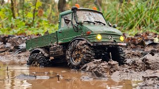 FCX24 Mercedes Unimog Mud & Trail Run - 1/24 Scale RC Crawler