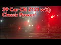Extremely short with classic power cn z121 at shore drive level crossing bedford ns