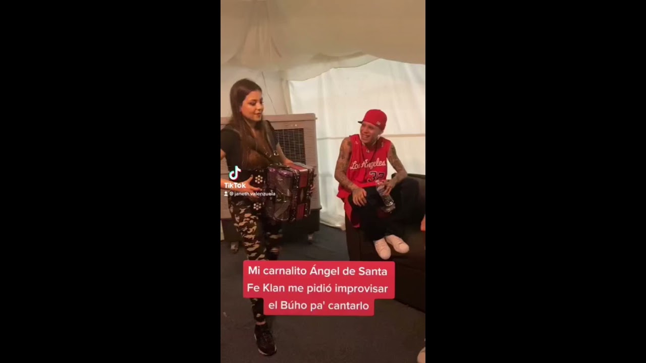 El búho- Santa Fe Klan y Janeth Valenzuela (improvisando) parte 1