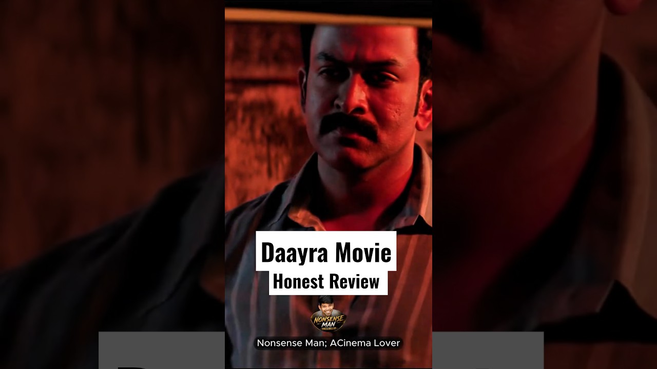 Daayra Movie Review | Prithviraj & Kareena Kapoor | Honest Review 🔥 #Shorts | Nonsense Man