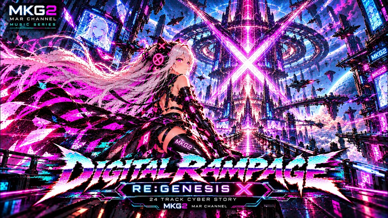 DIGITAL RAMPAGE : RE:GENESIS X｜全24曲・電脳都市GENESISの物語