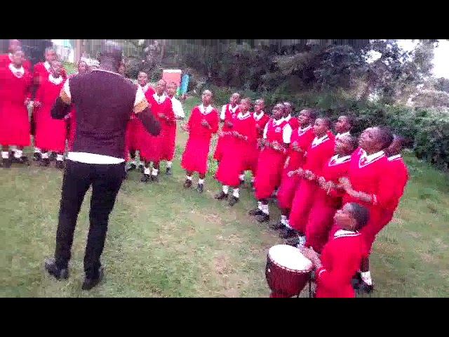 Rangenyo Girls High School with a beautiful arrangement of a Kisii Folk Song class=