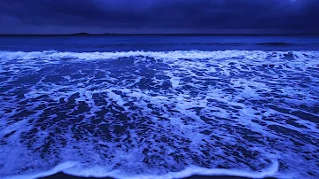 Fall Asleep With Waves All Night Long, Ocean Sounds For Deep Sleeping On Santa Giulia Beach