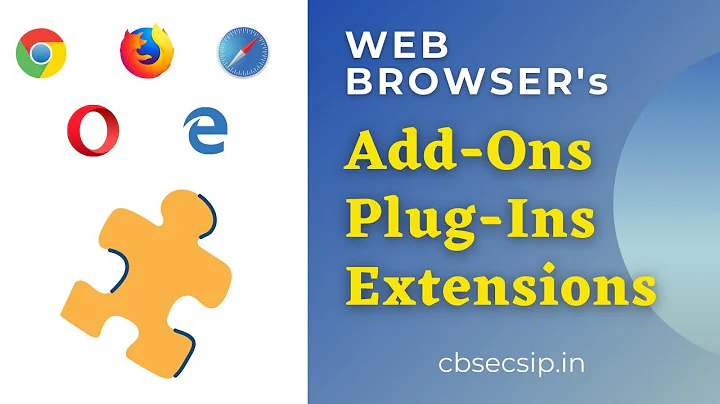 What is add-ons, plug-ins or extensions in web browsers ?