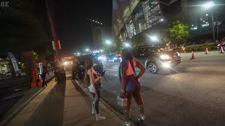 Atlanta Georgia Nightlife - Mercedes Benz Stadium - Walking Tour 4k