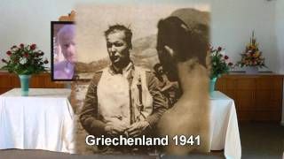 Video thumbnail of "Ich hatt' einen kameraden; Stuka pilot Heinz Migeod remembrance"