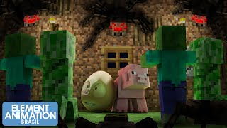 As Aventuras de um Ovo em Minecraft - PARTE 2 -  Minha Incrível Casa (part  GUI) [Remasterizado]