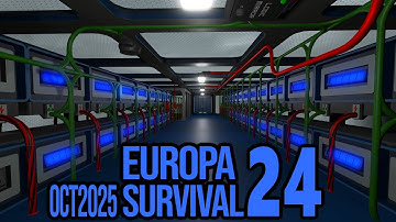 Stationeers - EUROPA survival - Oct2025 - E24: Power upgrade / Building&testing a BIG rocket!