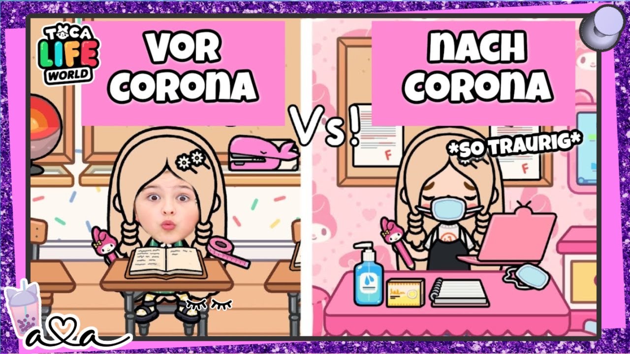 Download VOR CORONA vs. NACH CORONA 😷🦠 Toca Life World! 💜 Alles Ava Gaming