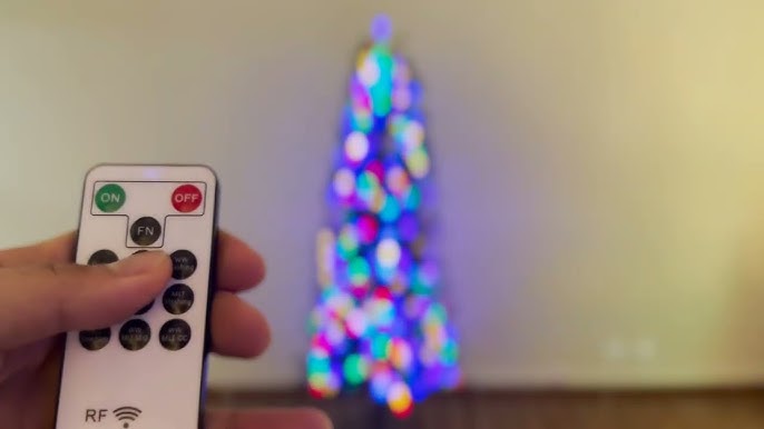 Use remote control to turn on and off Christmas lights 