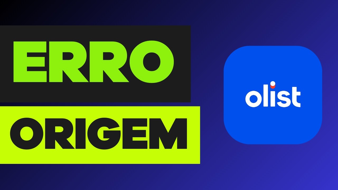 Como Resolver Erro de ORIGEM na Emissão Nota Fiscal na OLIST (Tiny) Erro NFE Origem Olist