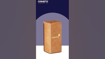 Thumbnail of Kraft Cosmetic Packaging Boxes || Kraft Cosmetic Boxes || #shorts