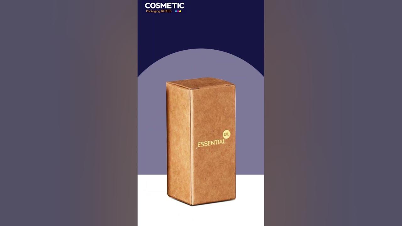 Kraft Cosmetic Packaging Boxes || Kraft Cosmetic Boxes || #shorts