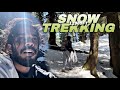 Trekking 15km in Snow