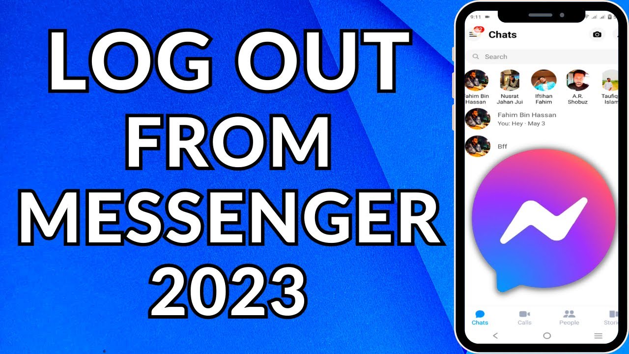 How To Logout From Facebook Messenger 2023 (NEW UPDATE) LOG OUT