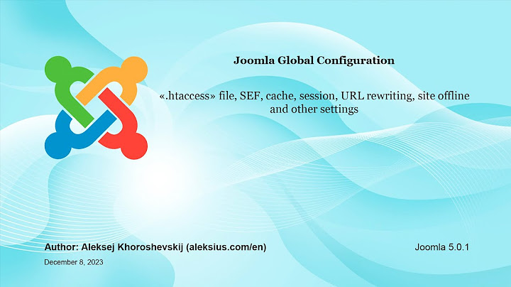 Joomla 3.7.3 ไม ม global configuration