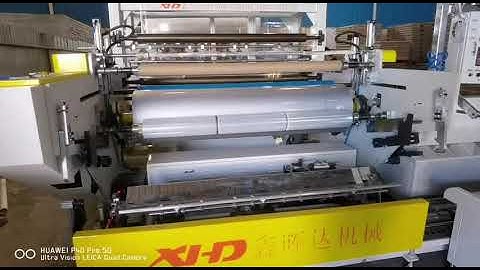 XHD 1500mm fully automatic stretch film making machine running in customer workshop