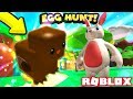 EGG HUNT WITH MY NOOB SISTER! 🥚 (Chocolate Chicken Pet Reward) | Roblox Bubble Gum Simulator