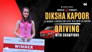 Driving With Champions - Diksha Kapoor | Only 2x Winner - Maruti Suzuki Devils Circuit Legends Cup screenshot 4