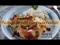 Pechuga de pollo con gouda fundido y  puré de coliflor | Almuerzo Keto