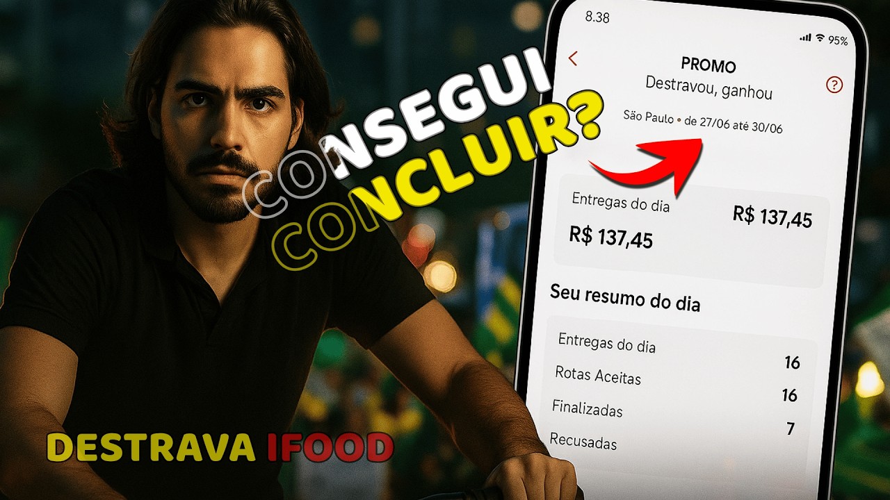 $850,00 no iFood em 4 Dias com Bike – Será Que Consegui?