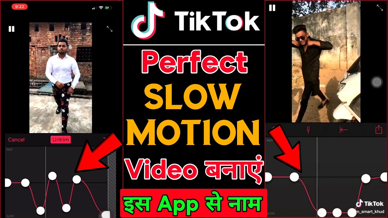 Tiktok The best slow motion app Tik Tok par slow motion video kaise banaye YouTube