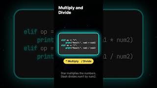 Python Calculator Mini Project 🔥 | Input, If-Else and Basic Operations