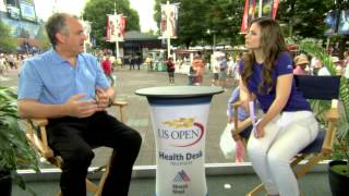 Mount Sinai Health Desk at the US Open - Protecting Your Back