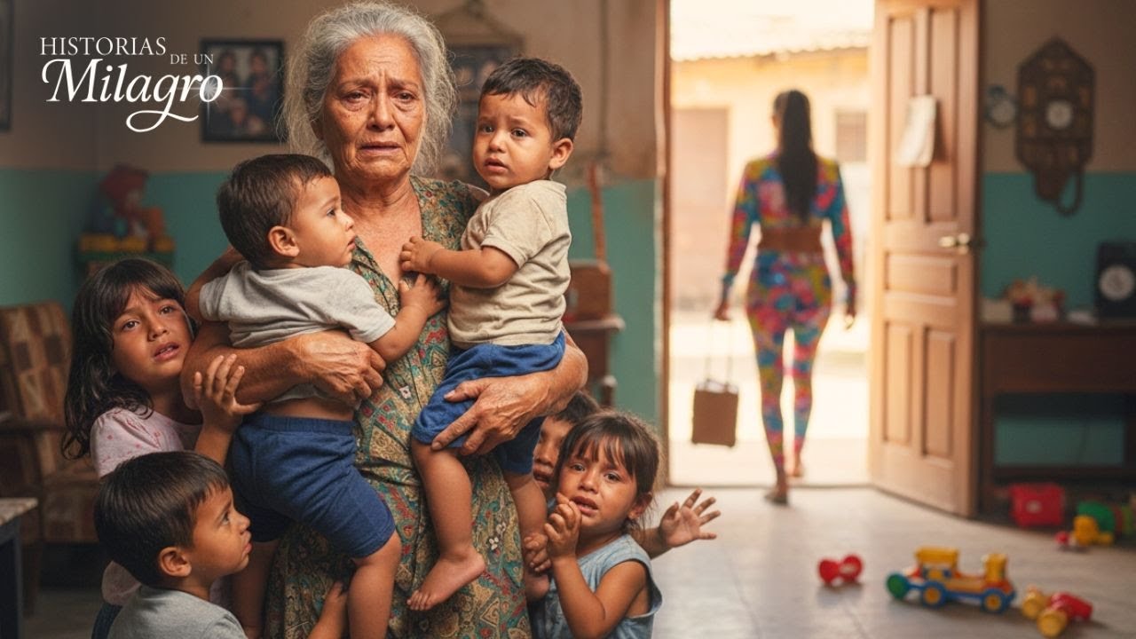 Abandoné a mis seis hijos con mi madre de 75 años y ella hizo un milagro.