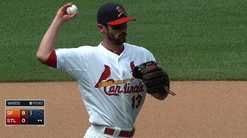 SF@STL: Carpenter fields grounder, turns two