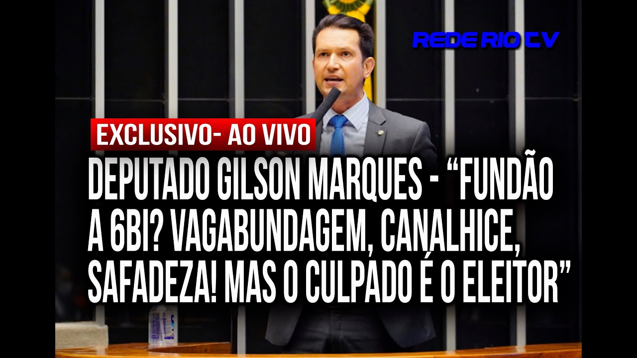 DEPUTADO GILSON MARQUES AO VIVO - O RELATOR DA CCJ DE FLORDELIS