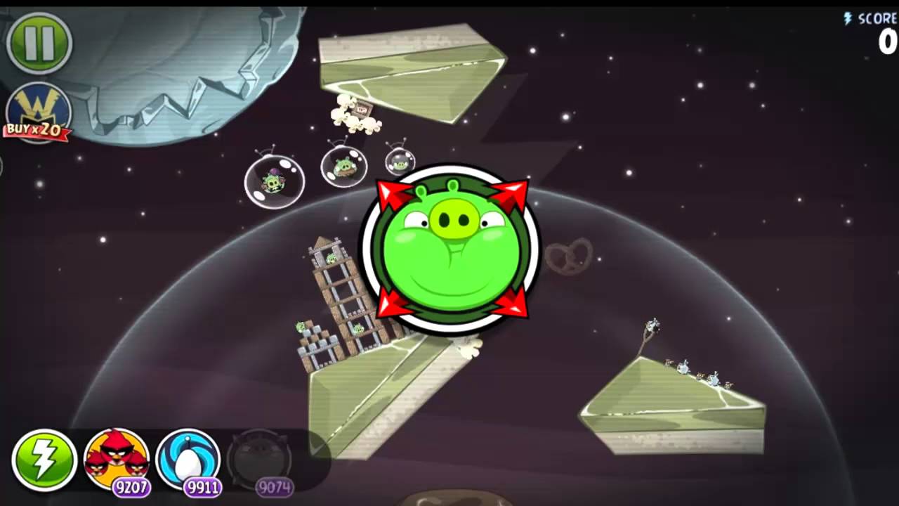 Angry Birds Space HD Utopia All Mirror levels